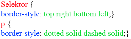 Beispiele für Rahmenstil